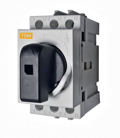 TDM ELECTRIC SQ0222-0003 Рубильник модульный РМ-25 3П 25A TDM